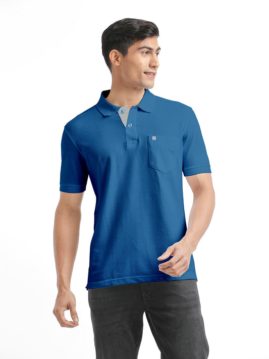 Cobalt Blue Polo T Shirt