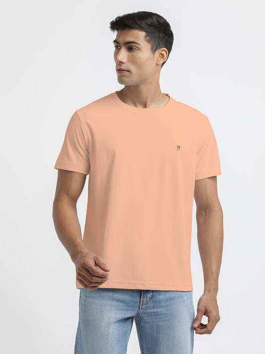 Beige Crew Neck T Shirt