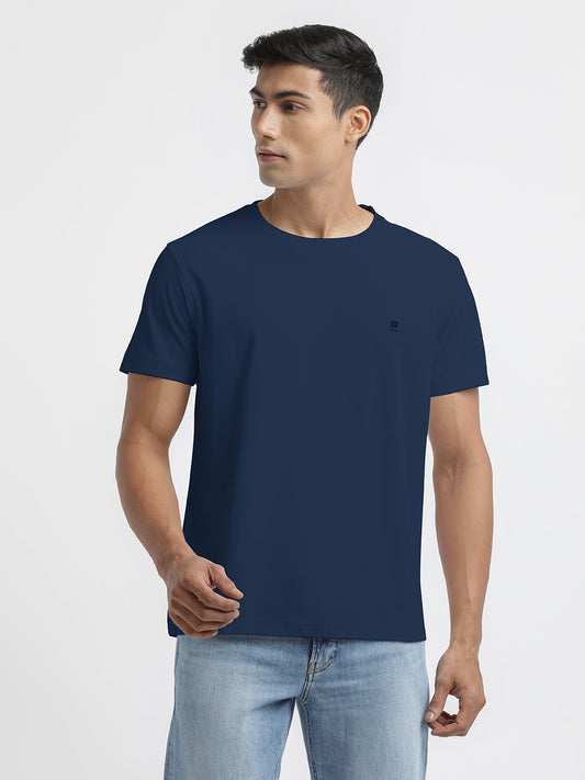 Navy Crew Neck T Shirt