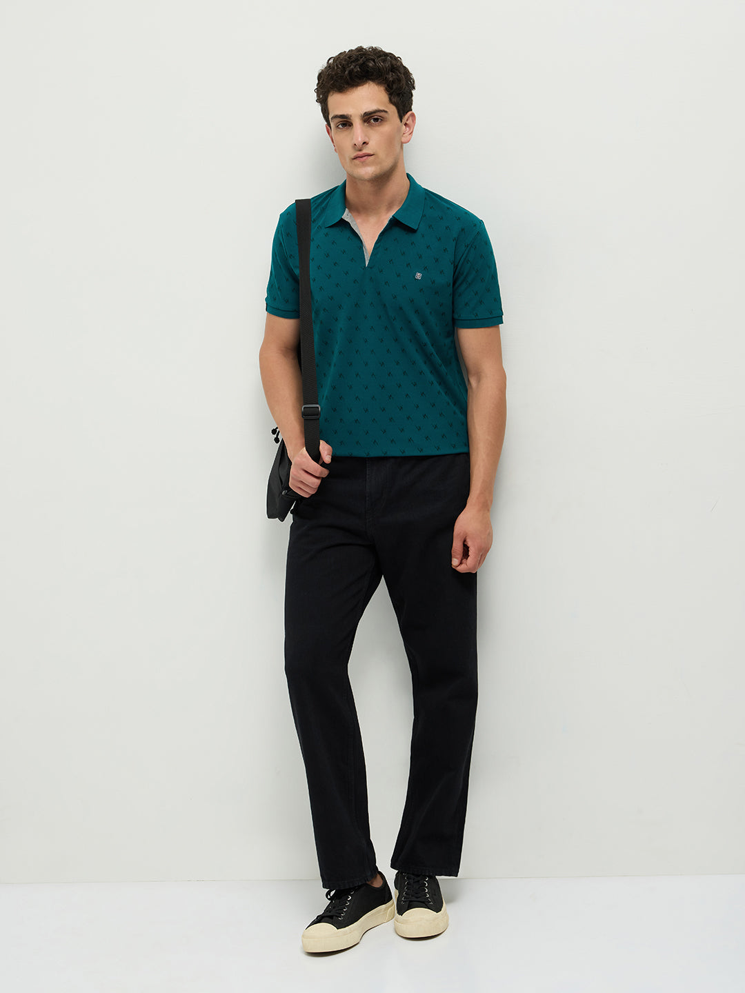 Patrol Printed Polo Casual T Shirt