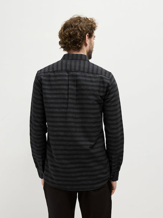 Black Stripes Casual Shirt