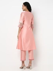 Flared Printed Kurta with Pant Set