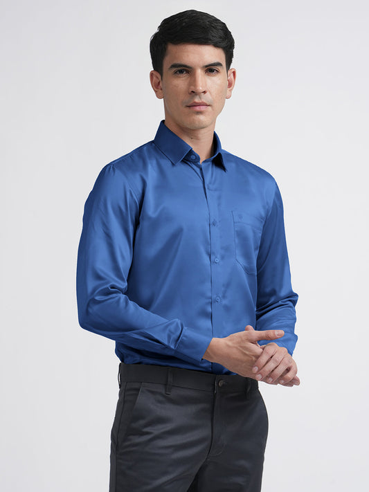 Blue Satin Premium Shirt