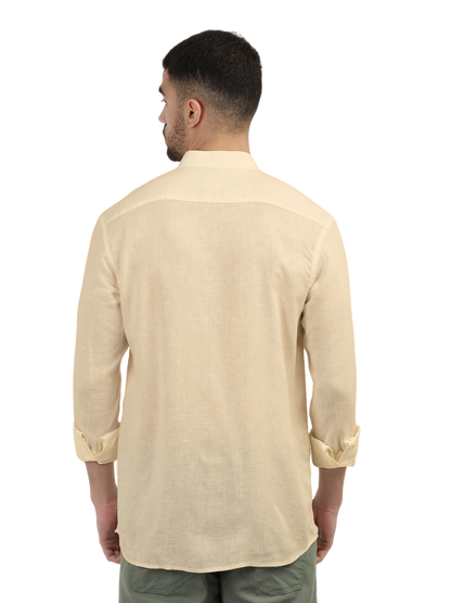 Sand Solid Casual Shirt