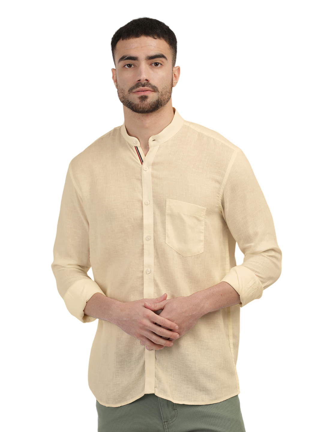Sand Solid Casual Shirt