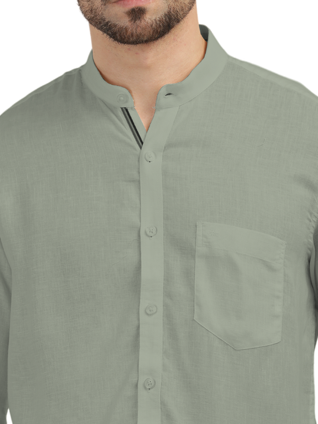 Sage Solid Csaual Shirt