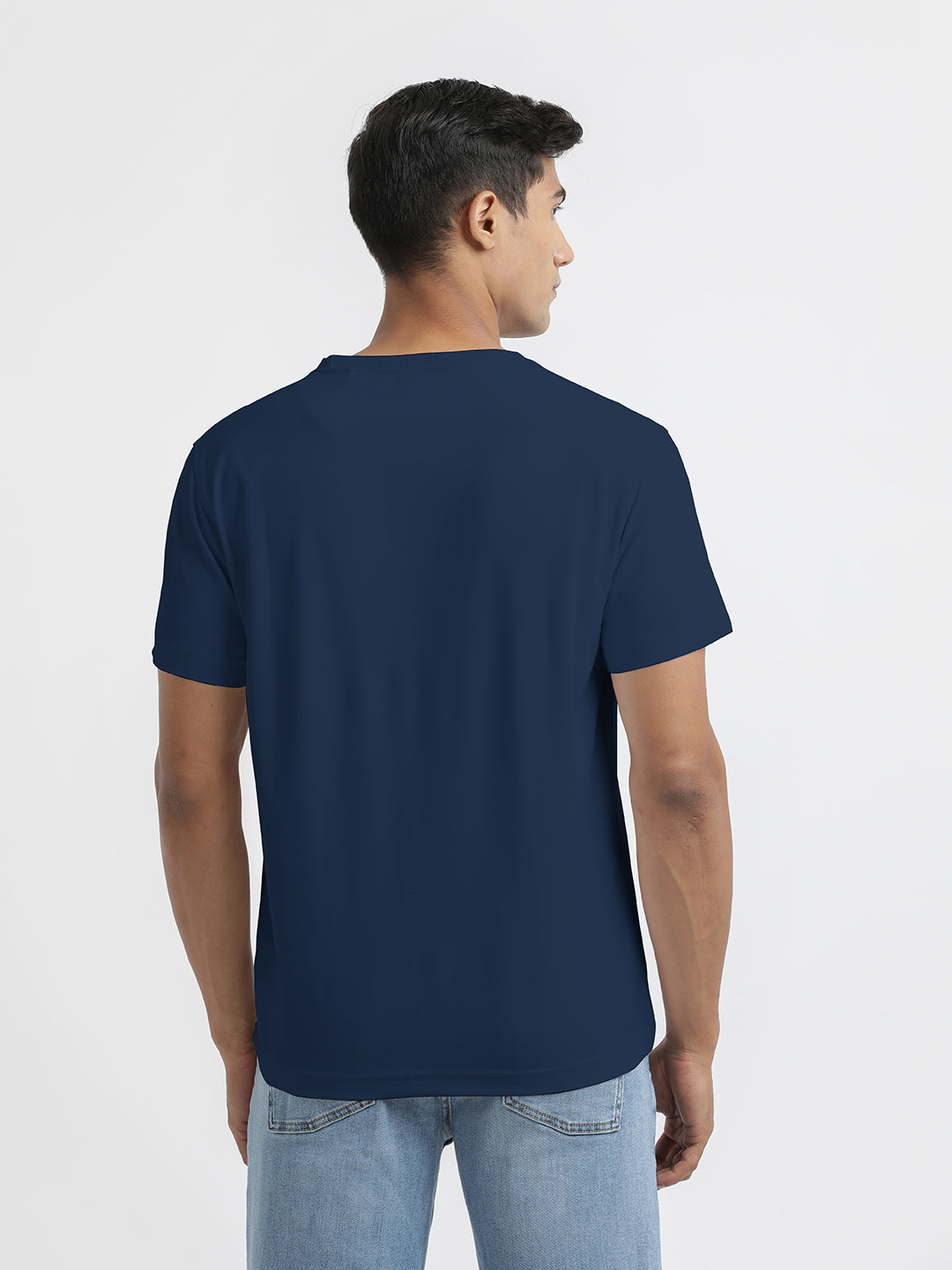 Navy Crew Neck T Shirt