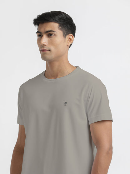 Peach Crew Neck T Shirt