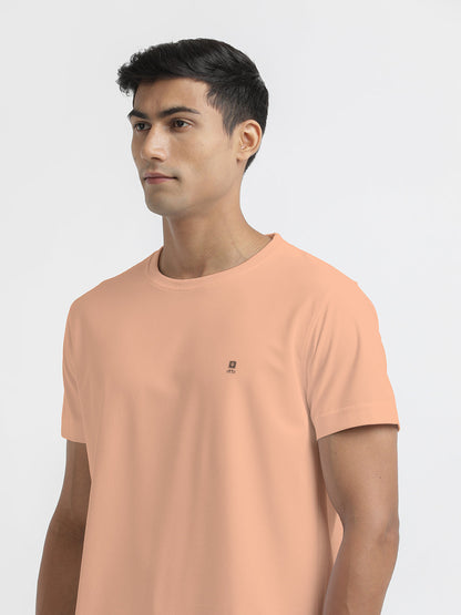 Beige Crew Neck T Shirt