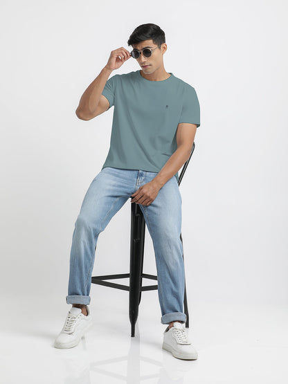 Sea Green Crew Neck T Shirt