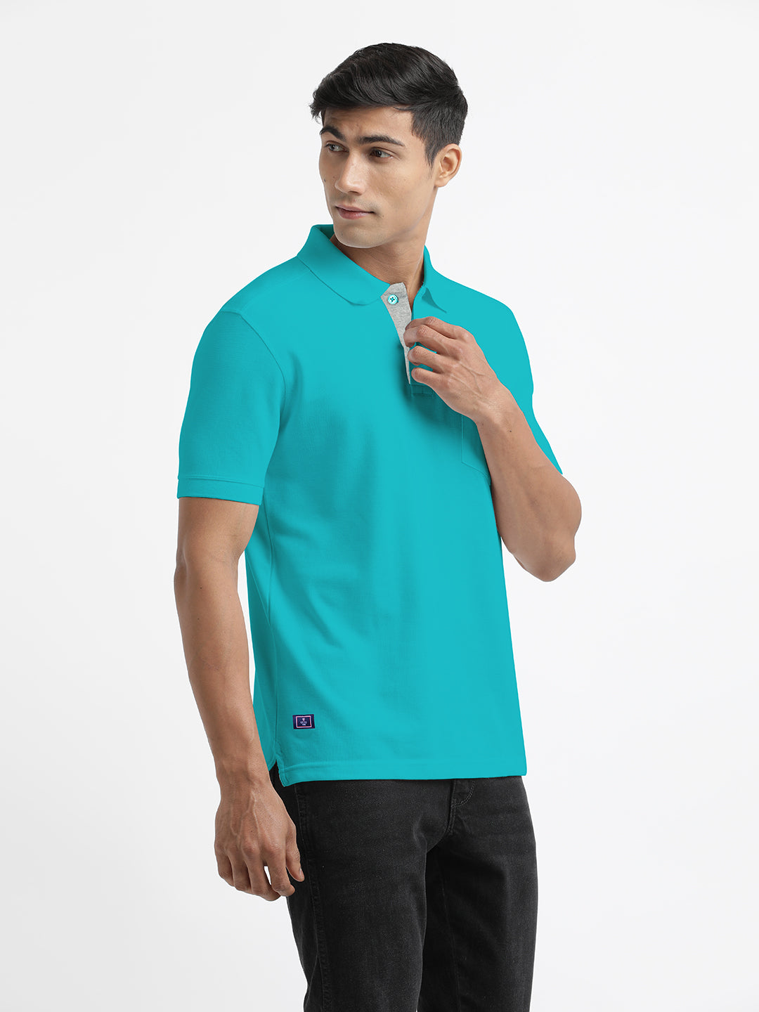 Sea Green Polo T Shirt
