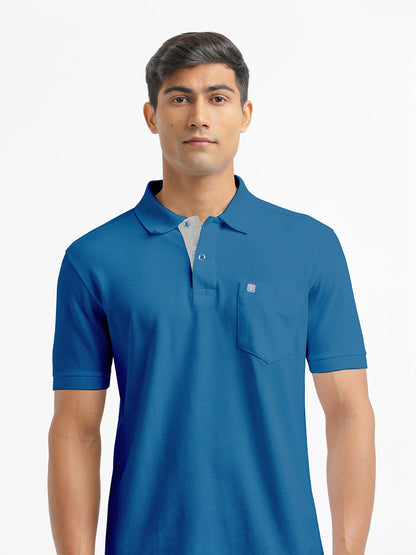Cobalt Blue Polo T Shirt