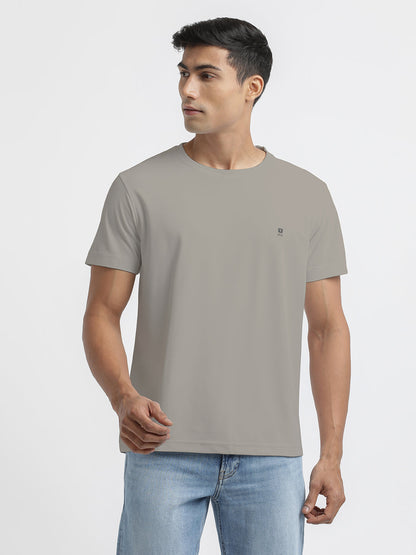 Peach Crew Neck T Shirt