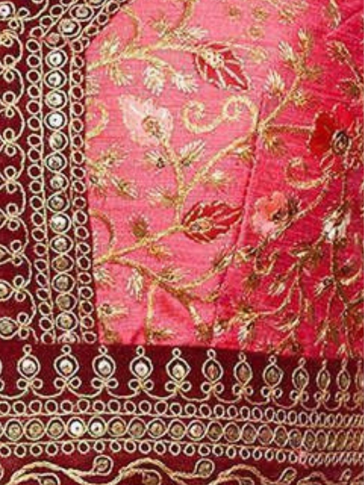 Odette Off-White Organza Printed Semi-Stitched lehenga For Women