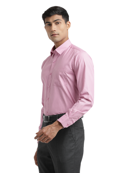 Pink Fil-a-Fil Solid Shirt
