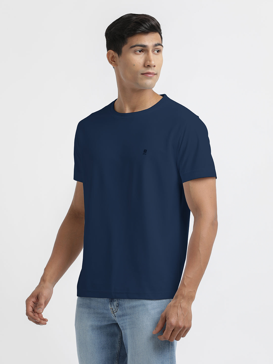 Navy Crew Neck T Shirt