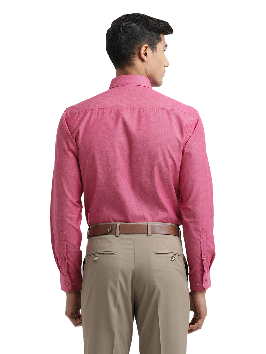 Dark Pink Fil-a-Fil Solid Shirt