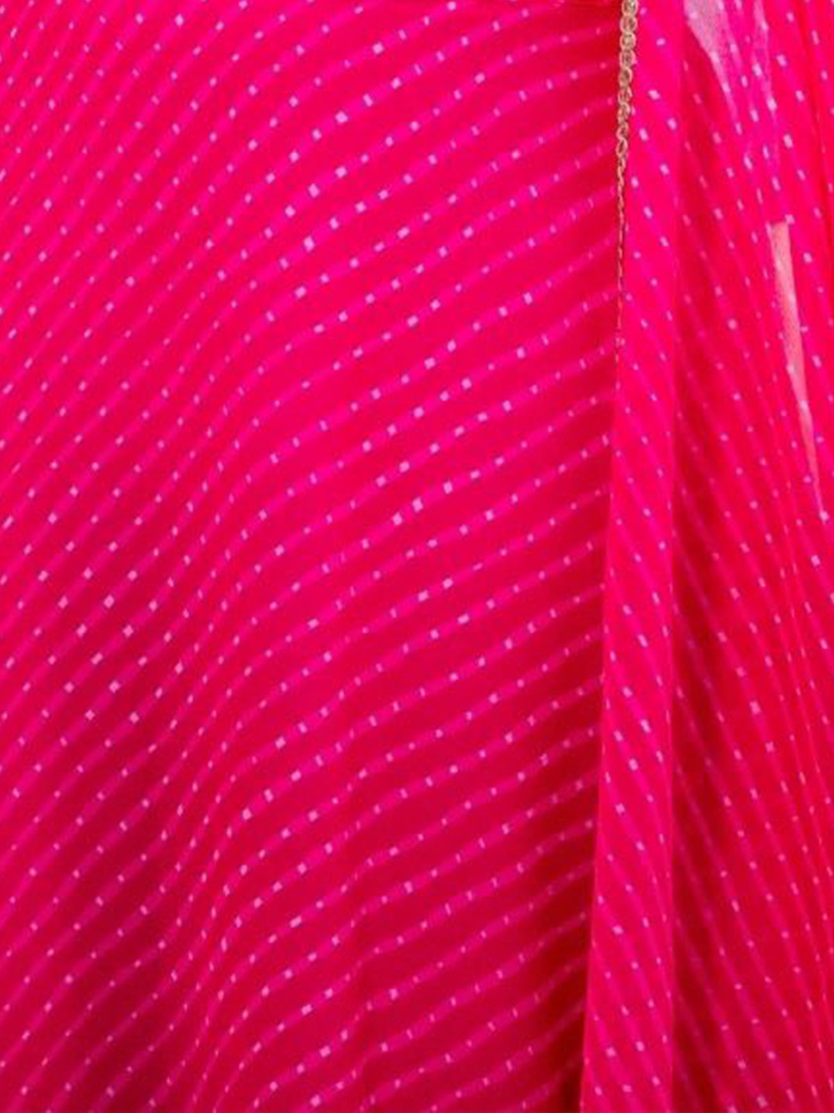 Odette Pink Georgette Printed Semi Stitched Lehenga With Unstitched Blouse For Women