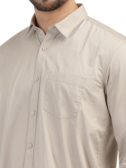 Sand Twill Solid Shirt