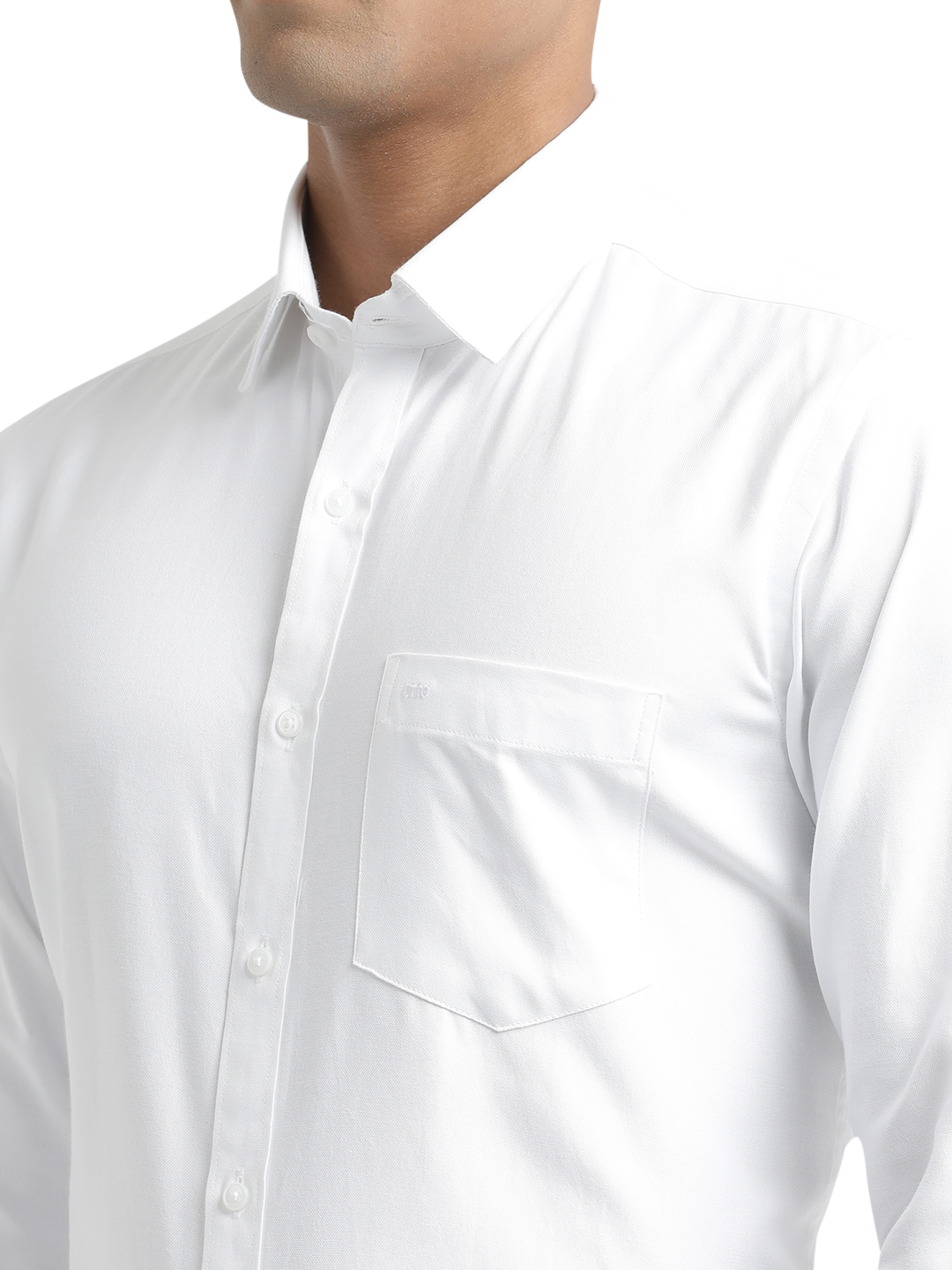 White Oxford Solid Formal Shirt