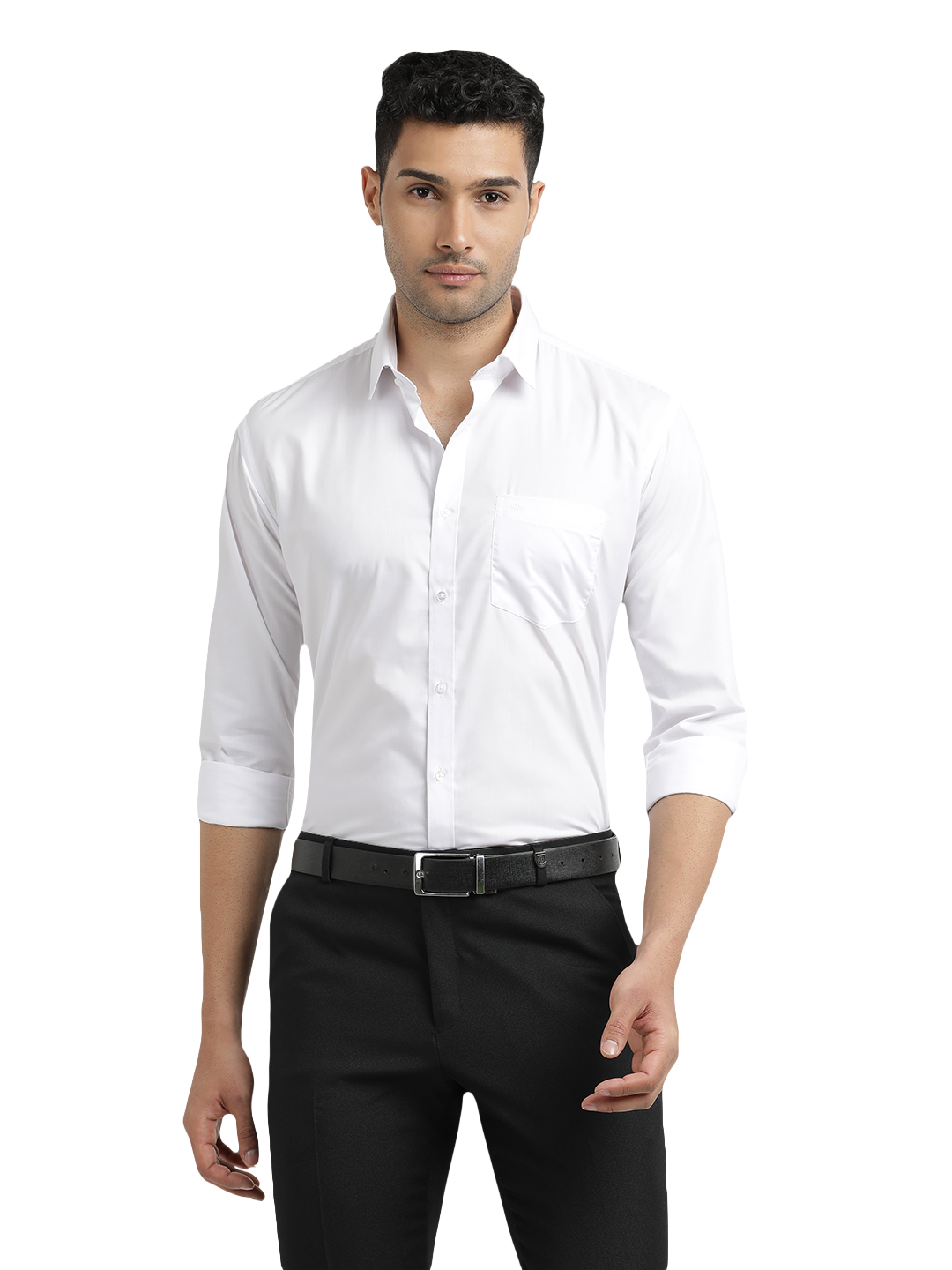 Ivory Solid Formal Shirt