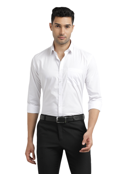 Ivory Solid Formal Shirt