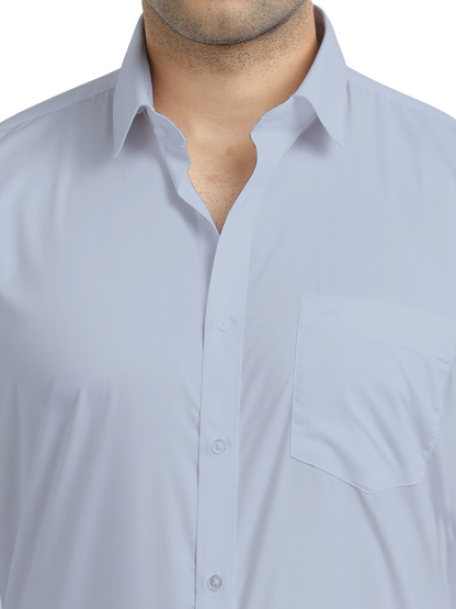 Light Blue Solid Formal Shirt