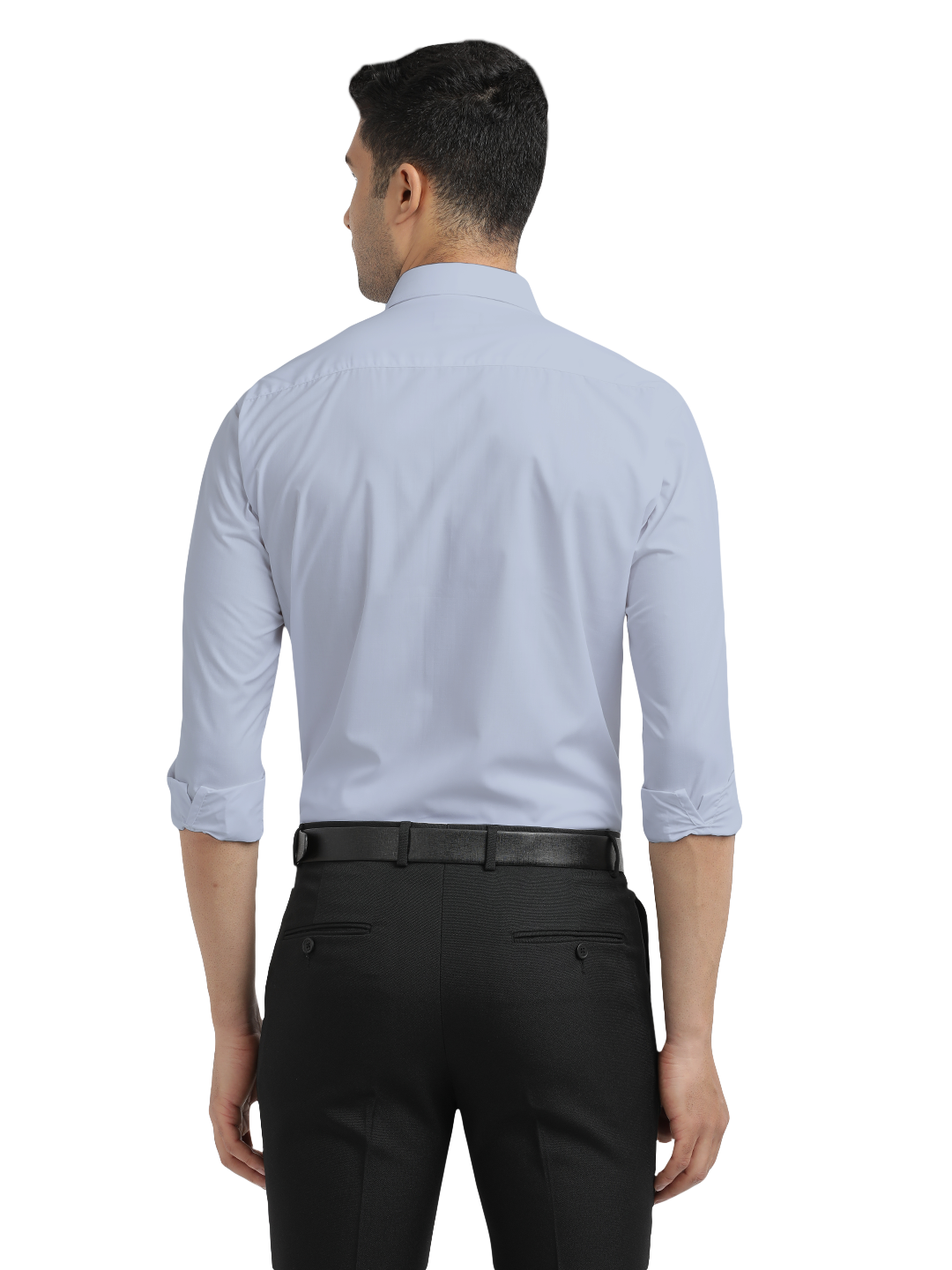 Light Blue Solid Formal Shirt