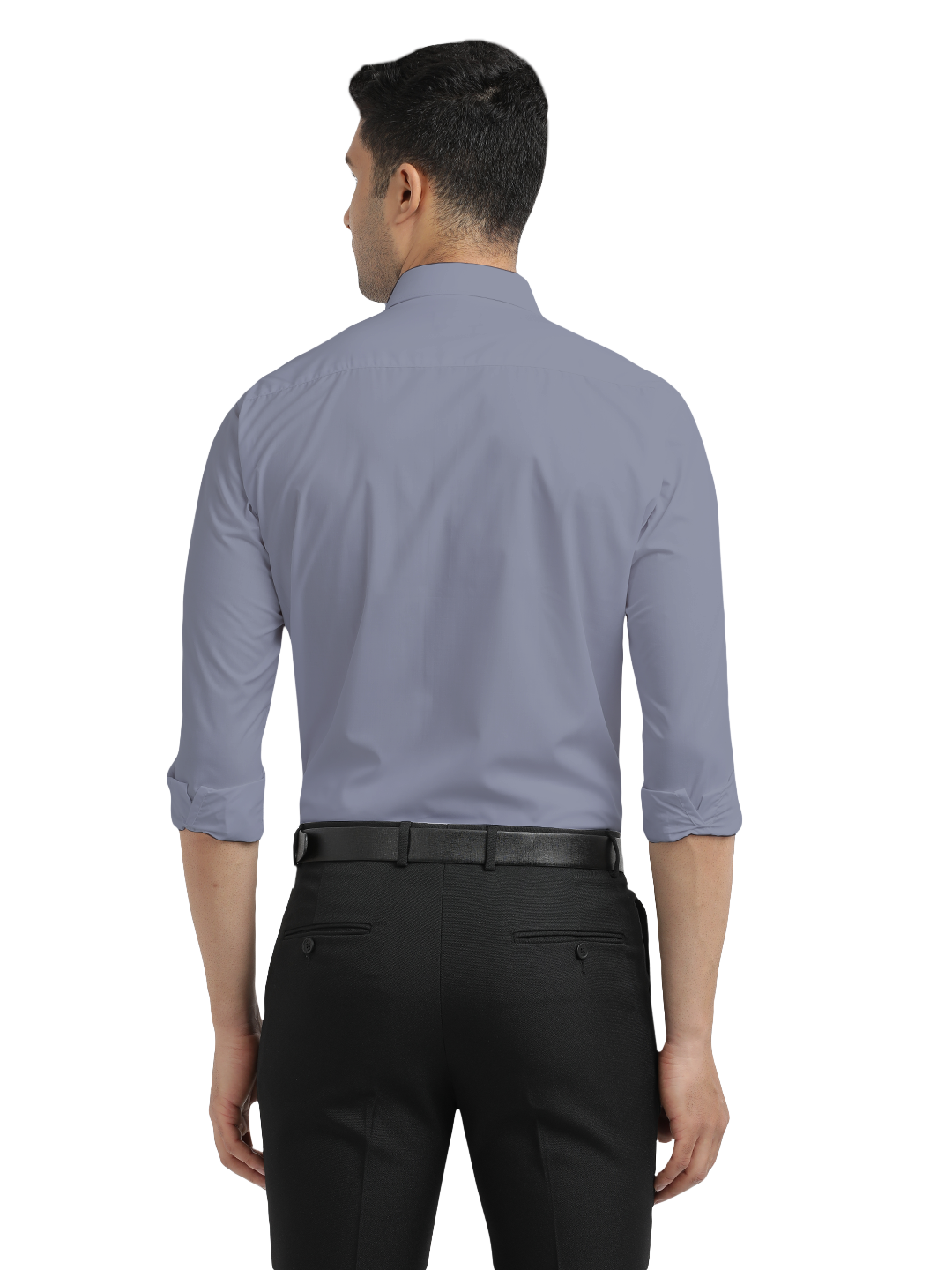 Dusty Blue Solid Formal Shirt