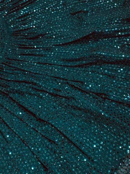 Odette Women Designer Green Georgette Semi Stitched Lehenga With Unstitched Blouse