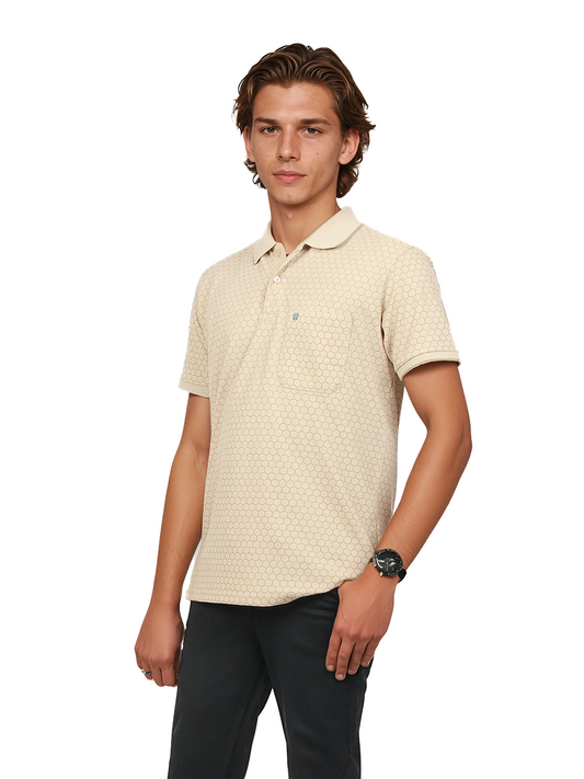 Fawn Printed Polo T Shirt