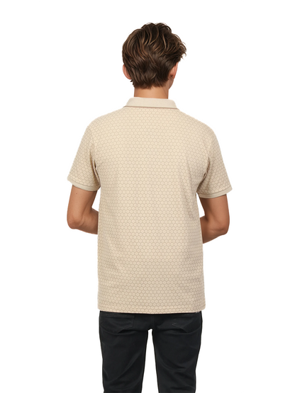 Fawn Printed Polo T Shirt