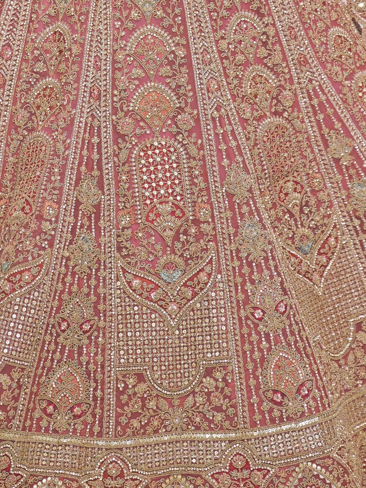 Odette Light Pink Soft Net Embroidered Semi-Stitched Lehenga With Unstitched Blouse For Women