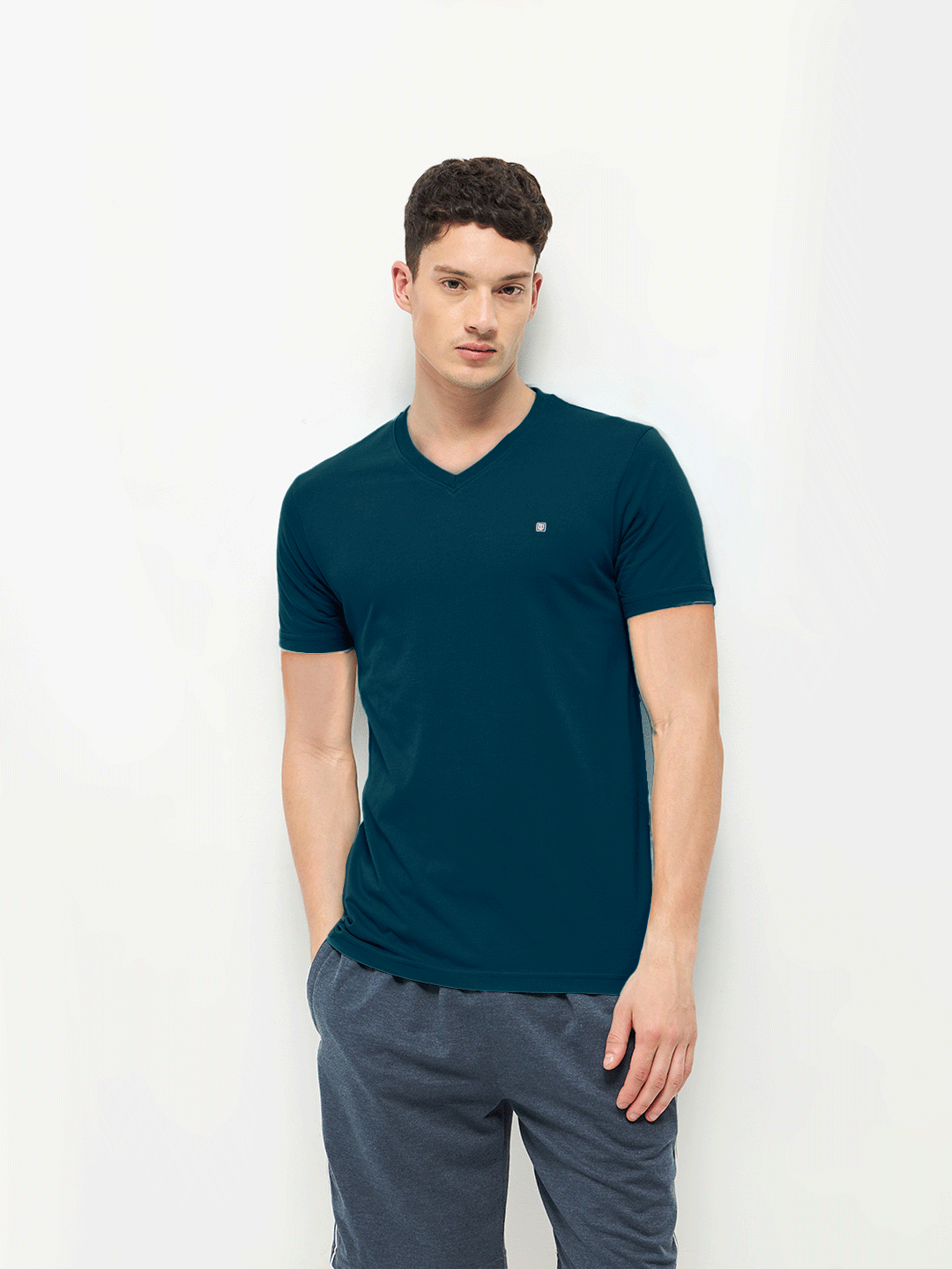 Lotto T-Shirt V Neck Blue