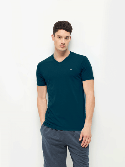 Lotto T-Shirt V Neck Blue