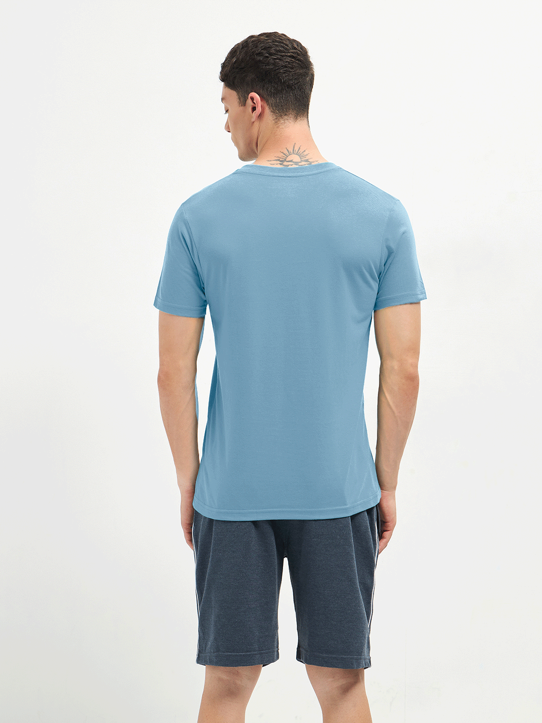 Lotto T-Shirt V Neck Light Blue