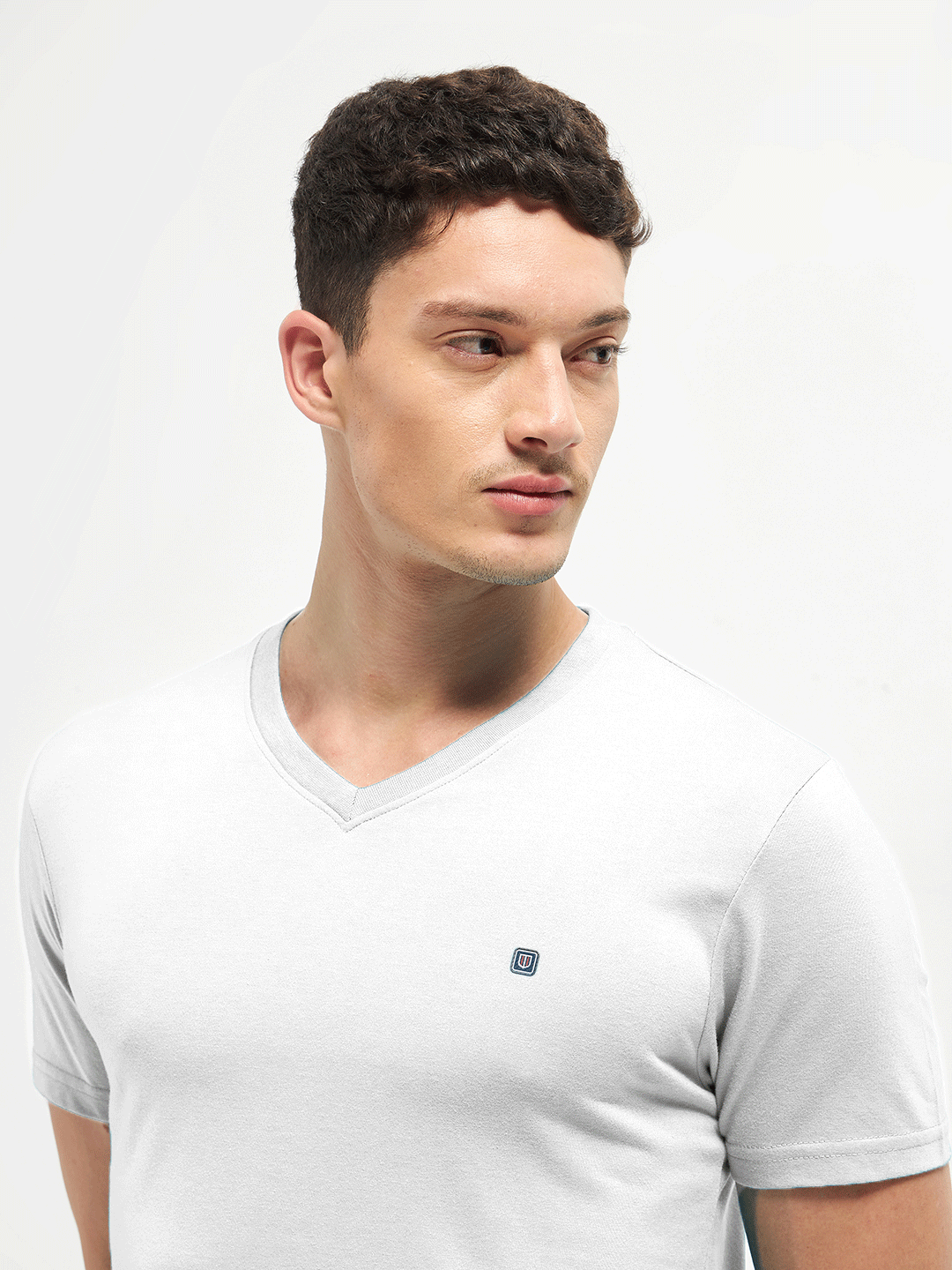 Lotto T-Shirt V Neck White