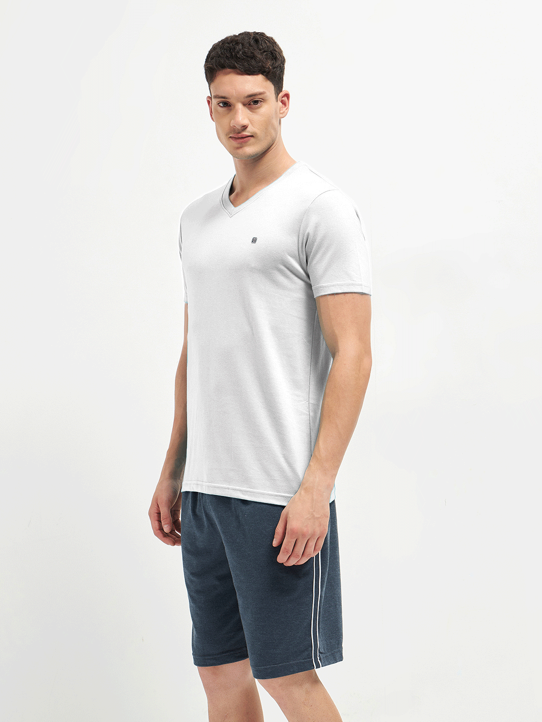 Lotto T-Shirt V Neck White