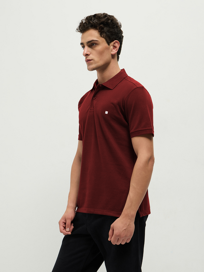 Polo T-Shirt Maroon