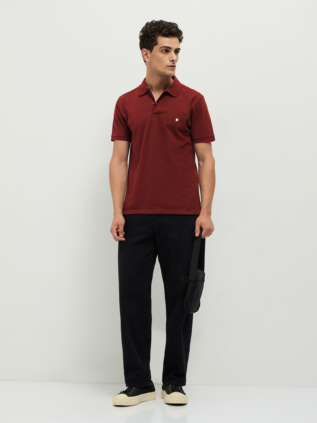 Polo T-Shirt Maroon