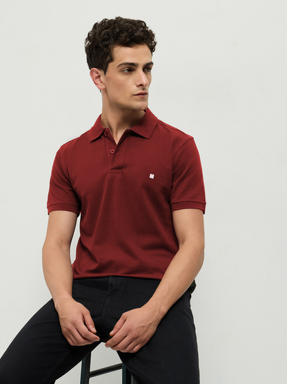 Polo T-Shirt Maroon