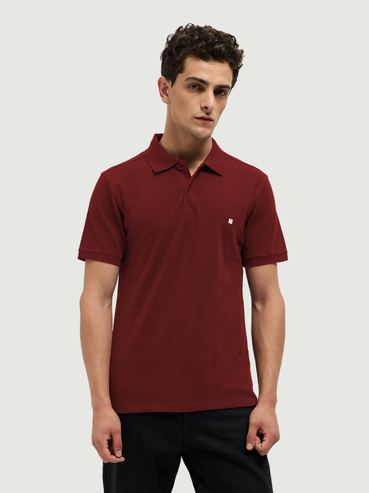 Polo T-Shirt Maroon