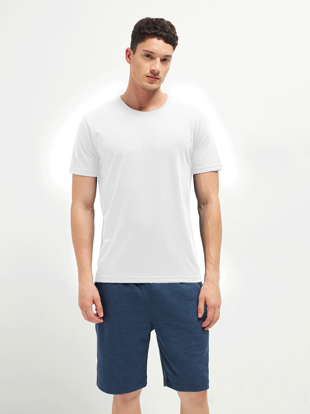 Motto T-Shirt Crew Neck White