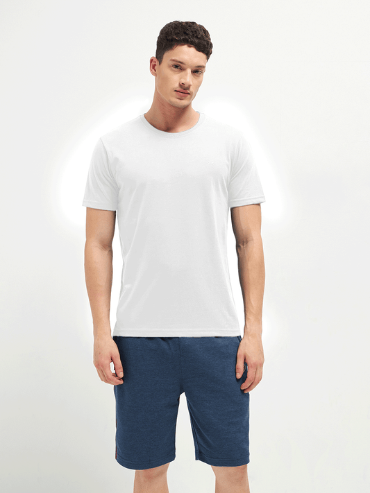 Motto T-Shirt Crew Neck White
