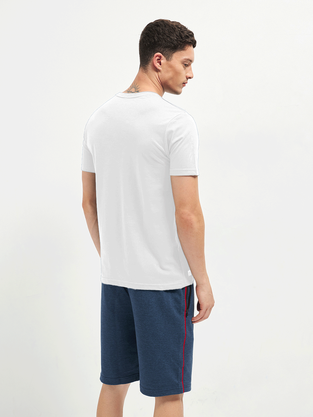 Motto T-Shirt Crew Neck White