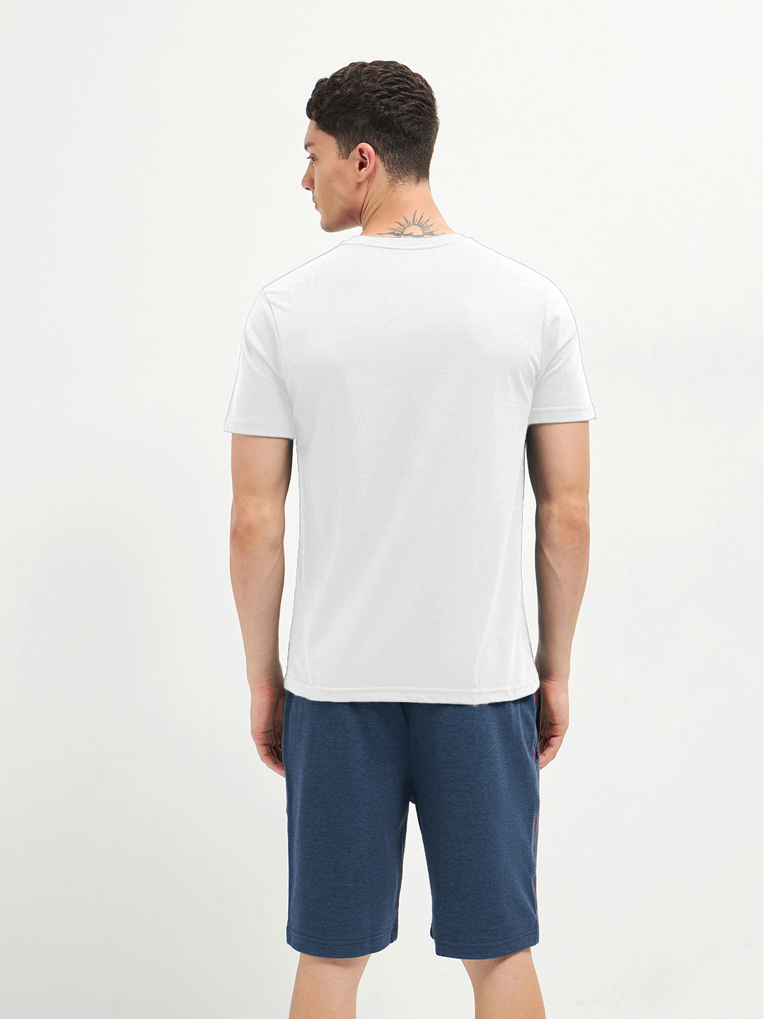 Motto T-Shirt Crew Neck White