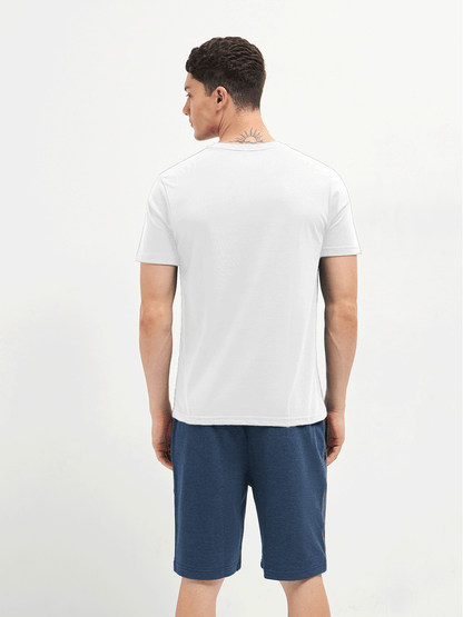 Motto T-Shirt Crew Neck White