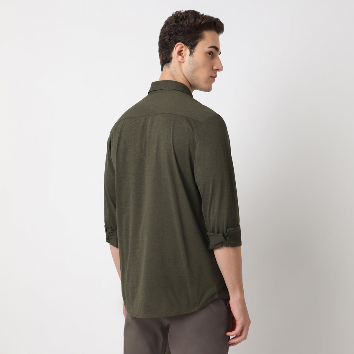 Travelator™ 2025 Shirt - 4-Way Ultra Stretch Slim Fit Wash & Wear - "Zero Top Stitch" - Saville Row Finish Full Sleeves