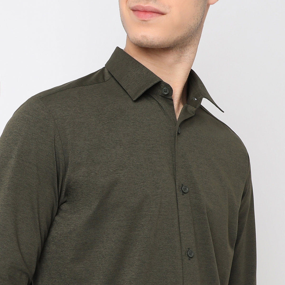 Travelator™ 2025 Shirt - 4-Way Ultra Stretch Slim Fit Wash & Wear - "Zero Top Stitch" - Saville Row Finish Full Sleeves