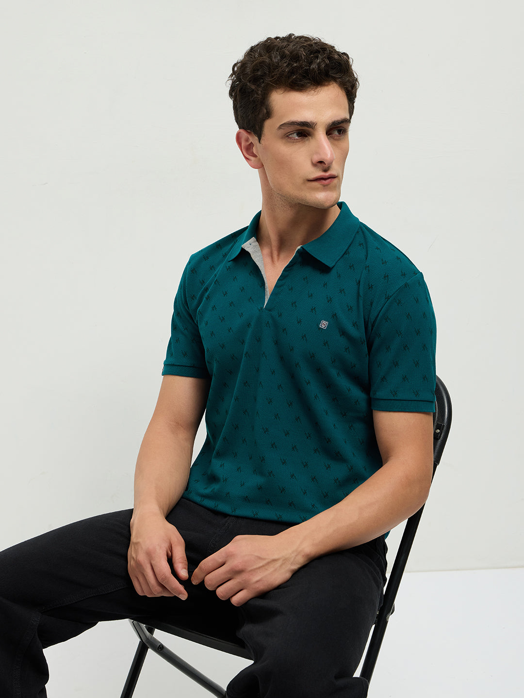 Patrol Printed Polo Casual T Shirt